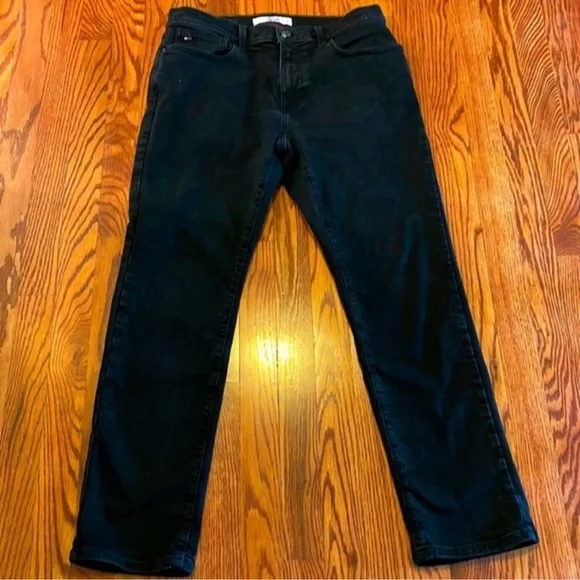 Reserved for Sonya 2 pairs of Jeans.  David Bitton Blue & Tommy Hilfiger Black - Picture 2 of 2